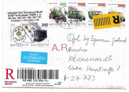 2371t: Ungarn- Brief 2023 Nach A- 2473 Potzneusiedl - Lettres & Documents