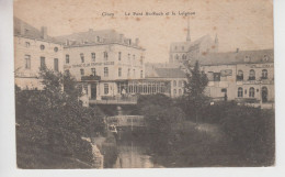 CPA Ciney - Le Pont St-Roch Et Le Leignon (avec Publicité Au Verso "Chocolats à Croquer SPRIET") - Ciney