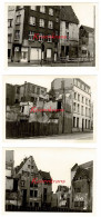Lot 3 X Oude Unieke Foto's  Antwerpen Oude Stad 1972 Kleine Koraalberg - Weggesaneerd Afgebroken - Antwerpen