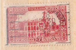 2  Timbres  Oblitérés    Alger     L'Amirauté   1 Avec   Surcharge Noire    0,25   Postes Algérie - Oblitérés