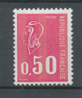 Marianne De Béquet N°1664c 50c Carmin-rose 3 Bandes Phosphorescentes Y1664c - Unused Stamps