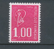 Marianne De Béquet N°1892b 1f Rouge Sans Bande Phosphorescente Y1892b - Nuevos