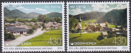 South Korea KPCC3030-1 Diplomatic Relations 60th Anniversary, Switzerland Joint Issue, Emission Commune - Joint Issues