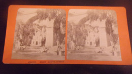 PHOTO FIN XIX EME MONACO EGLISE SAINTE DEVOTE - Stereoscopic