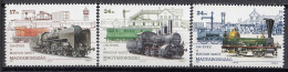 HUNGARY 4396-4398,unused,trains - Nuevos