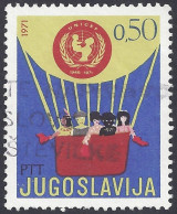 JUGOSLAVIA 1971 - Yvert 1324° - Unicef | - Oblitérés