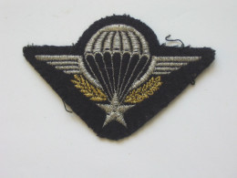 Ecusson Tissu - Insigne Brevet Parachutiste   *** EN ACHAT IMMEDIAT *** - Ecussons Tissu