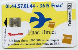 FRANCE TELECOM : TELECARTE 50 : FNAC DIRECT NOUVEAU, 1996 - 1996