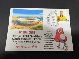 31-10-2023 (5 U 46) Australia (8) V Philippines (0) - Matildas Olympic 2024 Qualifiers (match 2) 29-10-2023 In Perth - Eté 2024 : Paris