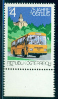 1982 Bus,Post Bus,Postal Service,Postbus,Austria,1714,MNH - Bus