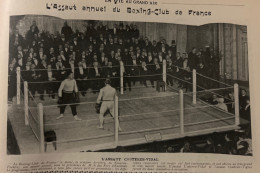 1903 BOXE - L’ASSAUT ANNUEL DU BOXING CLUB DE FRANCE - CASTERES = VIDAL - LA VIE AU GRAND AIR - Libros