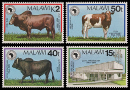 Malawi 1989 - Mi-Nr. 533-536 ** - MNH - Rinder / Cattles - Malawi (1964-...)
