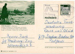 60486 - Bund - 1971 - 20Pfg Gr.Bauten GABildKte "Donzdorf / Schafherde" FREIBURG - ... -> Baden-Baden - Sonstige & Ohne Zuordnung