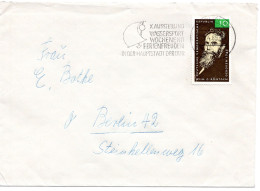 60517 - DDR - 1965 - 10Pfg Roentgen EF A OrtsBf BERLIN - X.AUSSTELLUNG WASSERSPORT ... - Voile