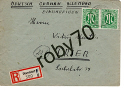 ALLEMAGNE - GERMANIA  DEUTSCHLAND -  BUSTA VIAGGIATA 1948 DUSSELDORF PER  TRIER - Cartas & Documentos