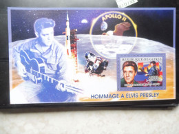 Guinée Elvis Presley Bl Bloc Blok Sheet 322  Mnh Neuf ** Perfect 2006 Apollo 11 - Singers