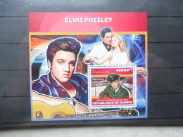 Guinée Elvis Presley Bl Bloc Blok Sheet 1600  Mnh Neuf ** Perfect 2013 - Chanteurs