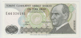 Turchia, Banconota Da 10 Lira L. 1970 ( 1982 ) Pick # 193 (2) FDS - Turquie