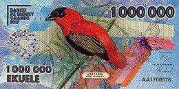 Banco De Elobey Grande 1 00 000 EKUELE 2017 L'Evêque Rouge Du Nord UNC - Aequatorial-Guinea