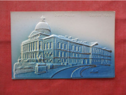 Embossed. Glitter Added         State House.   Boston Massachusetts > Boston  Ref 6235 - Boston