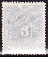GREECE 1902 Postage Due Engraved Issue 3 Dr. Silver MH Vl. D 37 - Neufs