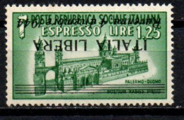 1945 - Italia - Emissioni Locali - Ravenna - Soprastampa Capovolta    ------- - Centraal Comité Van Het Nationaal Verzet (CLN)