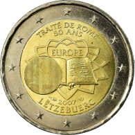 Luxembourg, 2 Euro, Traité De Rome 50 Ans, 2007, SPL, Bi-Metallic, KM:94 - Luxemburg