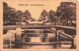 BELGIQUE - Bruxelles - Square Ambioris - Carte Postale Ancienne - Piazze