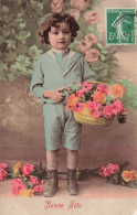 FÊTES - VŒUX - Bonne Fête - Enfant à Costume Bleu - Colorisé - Carte Postale Ancienne - Otros & Sin Clasificación