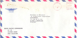 Omslag Enveloppe - South Pacific Commision - New Caledonia - 1971 - Interi Postali