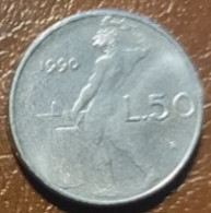 ITALIA 1990  LIRE 50  Piccola - 50 Liras