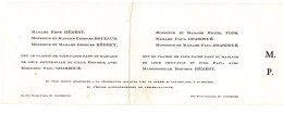Nesles La Vallée (95) Faire Part Mariage  Hemery-Goasdoué    1970   (PPP45471) - Mariage