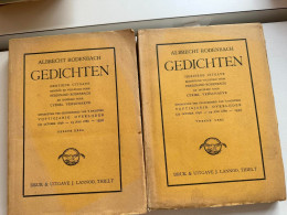 (RODENBACH) Gedichten. 2 Vol. - Poesía