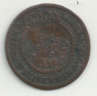 BRESIL - V Reis - 1786 - TB/TTB - Contremarquée - Brazil