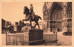 FRANCE - Reims - Statue De Jeanne D'Arc - Carte Postale Ancienne - Reims