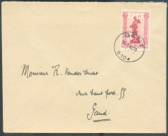 N°619 - Affr.  METIERS à 1Fr. Obl. Sc GENT 18.7.43 Sur Lettre Vers Gand -  21701 - Covers & Documents