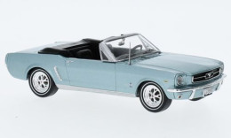 Ford Mustang Convertible - 1965 - Sky Blue Metallic - Ixo - Ixo
