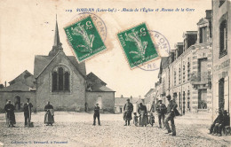 Soudan * Avenue De La Gare Et Abside De L'église * Hôtel Des Voyageurs * Villageois - Otros & Sin Clasificación