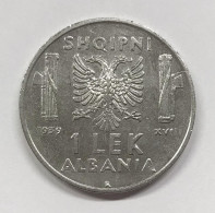 Italy ITALIA Colonia D'Albania 1 Lek 1939 XVIII Gig.6a N.c. Magnetico Bb+/q.spl E.006 - Albanien