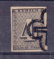 Suisse - Yvert 9 Oblitéré - Réimpression  ? - Valeur 2500 Euros - 1843-1852 Federal & Cantonal Stamps