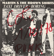 Martin & The Brown Shirts : Taxi Driver :  Belgian Made Single - Punk