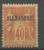 ALEXANDRIE N° 13 NEUF*  CHARNIERE  / Hinge  / MH - Ungebraucht