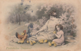 R.R.Wichera - Frohliche Ostern Easter Chicks Art Nouveau MUNK Wien - Wichera