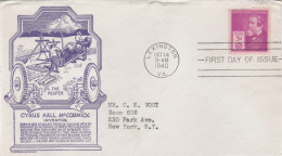 United States 1940 FDC Mailed - 1851-1940