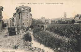 Corneilla De La Rivière * Avenue De St Féliu D'availl * Lavoir Laveuses * Villageois - Andere & Zonder Classificatie