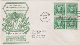 United States 1940 FDC Mailed Block Of 4 Stamps - 1851-1940