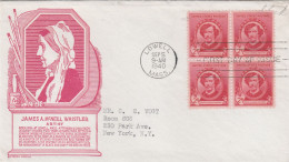 United States 1940 FDC Mailed Block Of 4 Stamps - 1851-1940