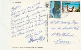 POLYNESIE FRANCAISE CARTE POSTALE 1975 PAPEETE ANNEXE 1 - Lettres & Documents