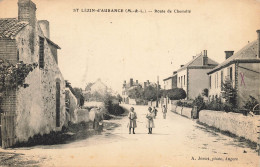 St Lézin D'aubance * La Route De Chemillé * Villageois - Autres & Non Classés
