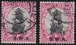 South-West Africa    .    SG    .    69  2x    .    O    .    Cancelled - Südwestafrika (1923-1990)